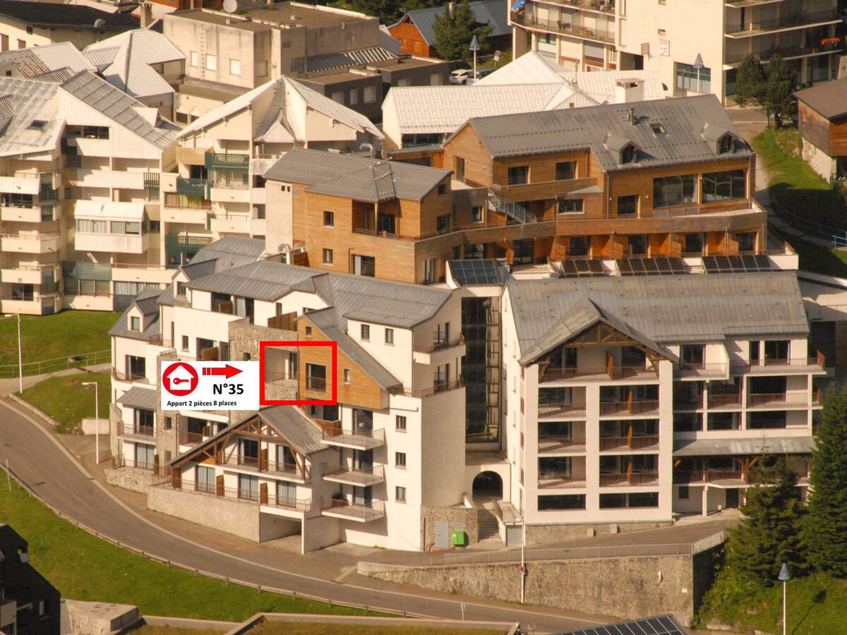 Appart 66m² 8 pers à Gourette, piscine, terrasse vue montagne - Photo 4