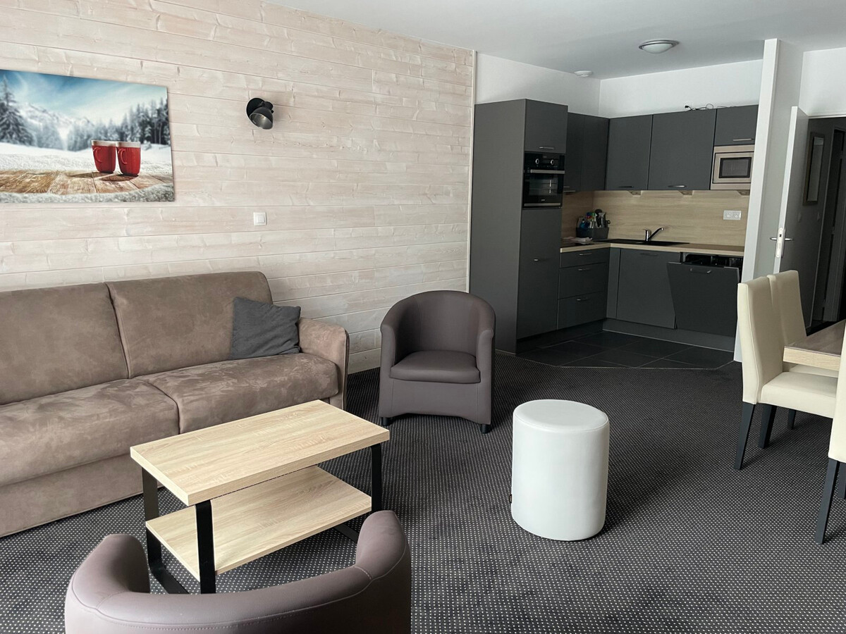 Studio 6 pers. 44m² avec terrasse et vue pistes à Gourette - Photo 1