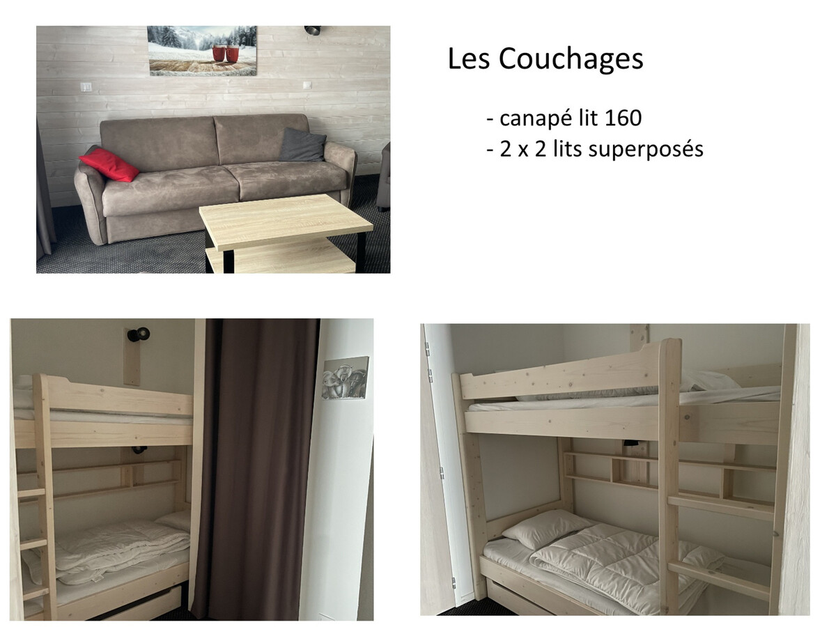 Studio 6 pers. 44m² avec terrasse et vue pistes à Gourette - Photo 7