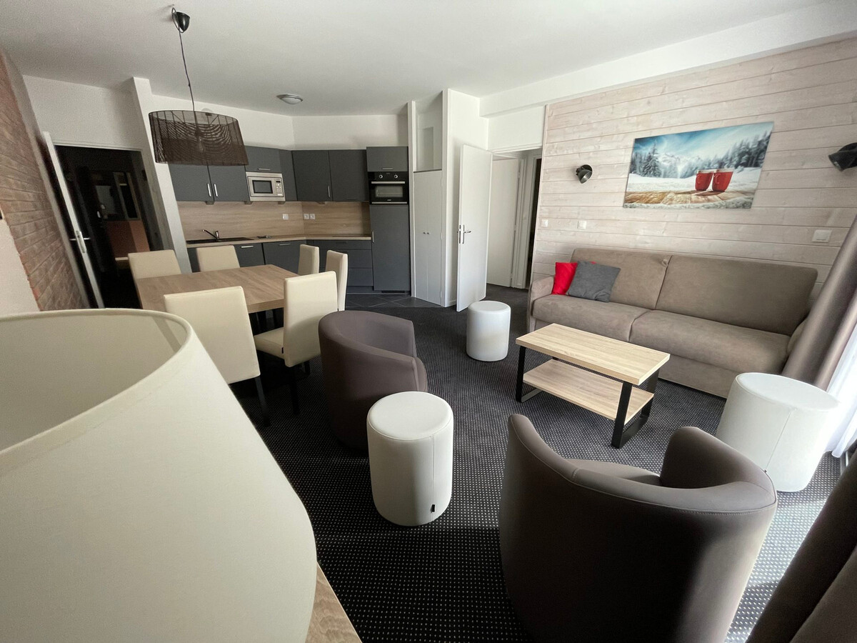 Appartement 3 pièces Gourette, 8 pers, piscine, vue pistes - Photo 1