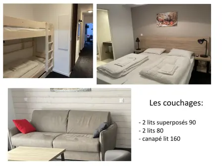 Studio cabine 6 pers Gourette, piscine, animaux acceptés : photo 9