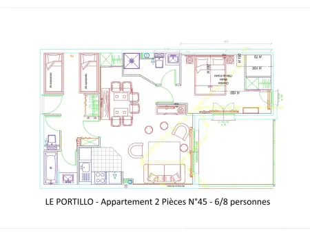 Appartement 8 pers à Gourette avec piscine et terrasse : photo 11
