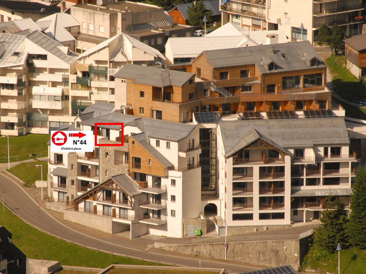 Studio 6 pers Gourette, piscine, terrasse vue montagne - Photo 4