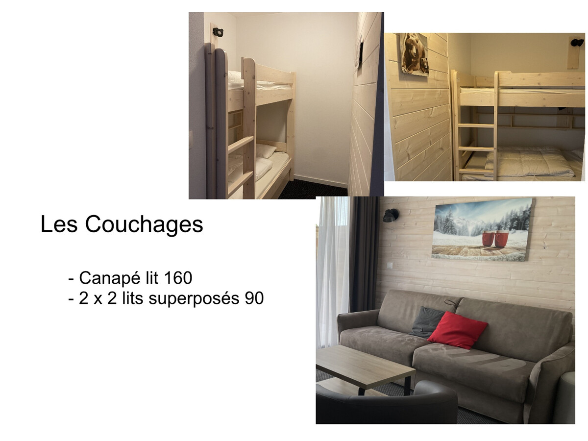 Studio 6 pers Gourette, piscine, terrasse vue montagne - Photo 7