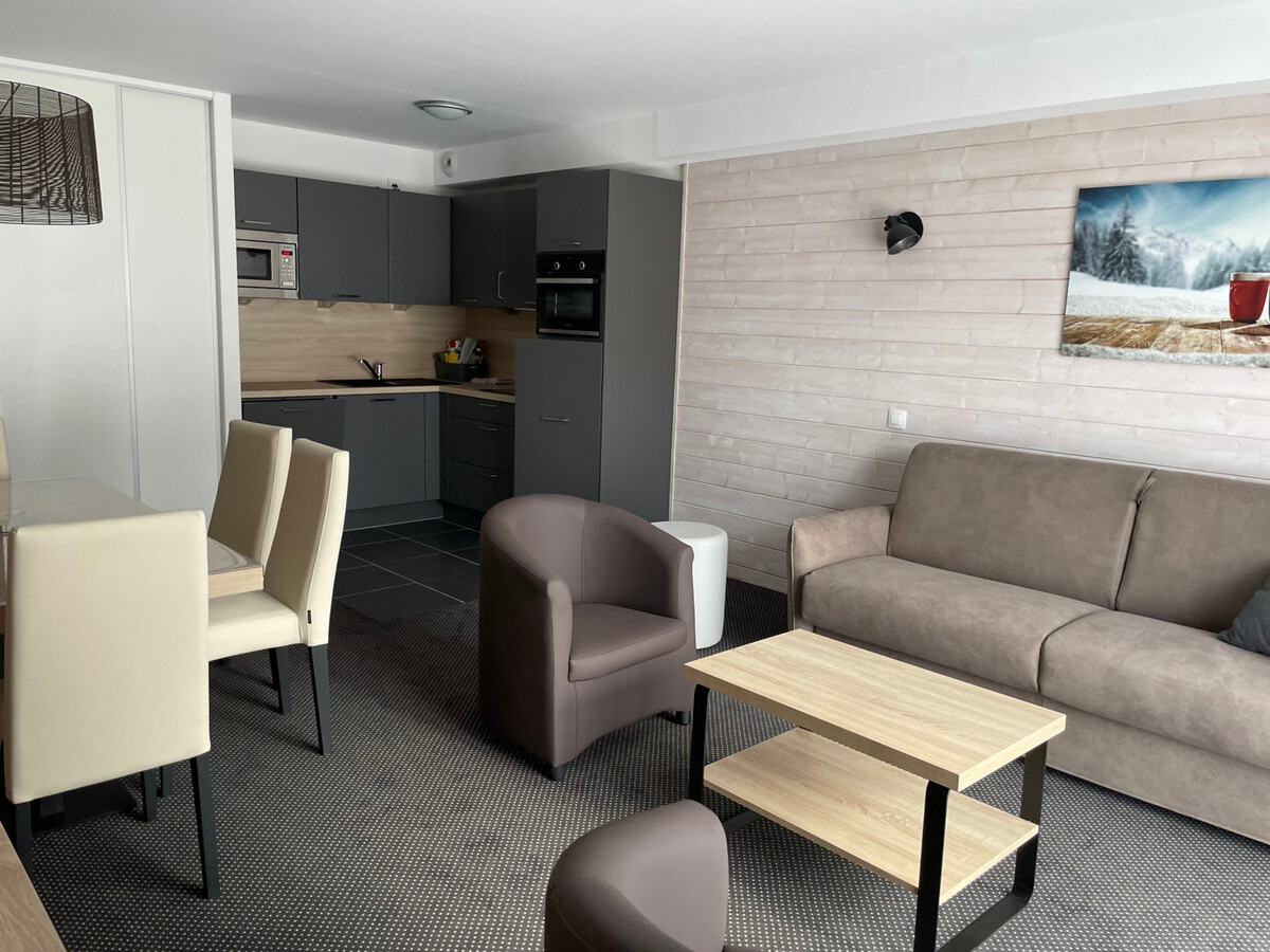 Studio 6 pers avec piscine à Gourette - Photo 1