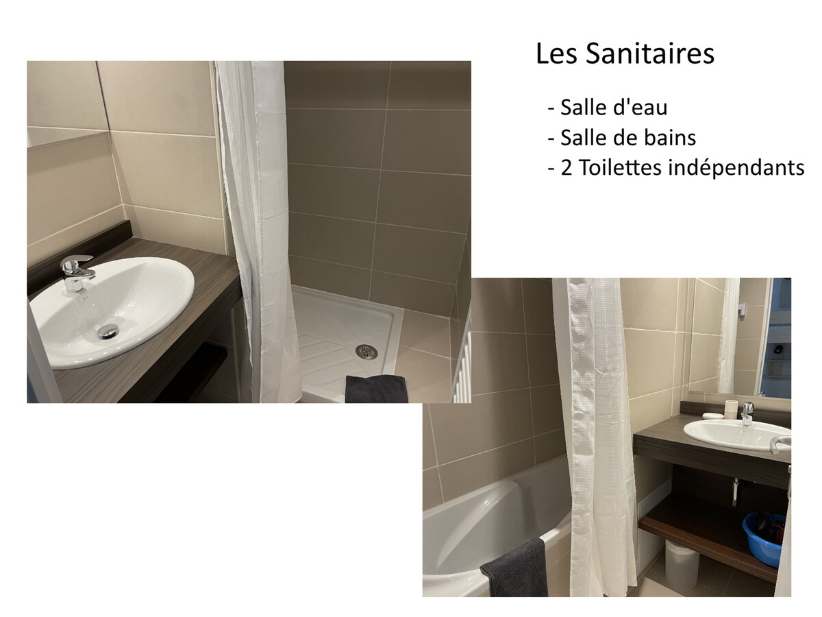 Appartement 3 pièces 8 pers, piscine et vue montagne - Photo 11
