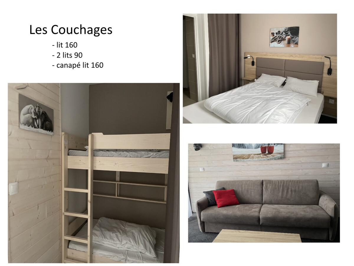 Appartement 6 personnes avec piscine à Gourette - Photo 9
