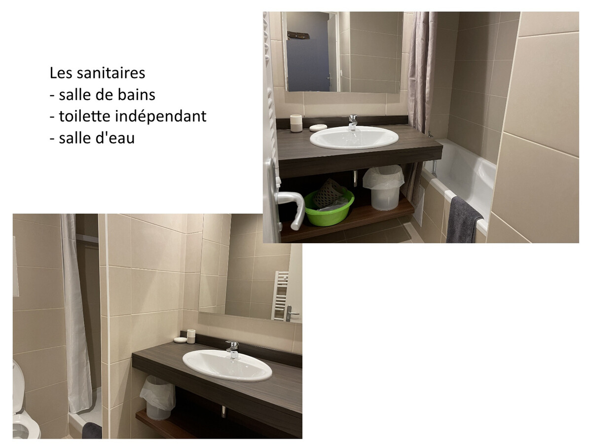 Studio cabine 58m² Gourette, 6 pers, vue pistes, piscine - Photo 10