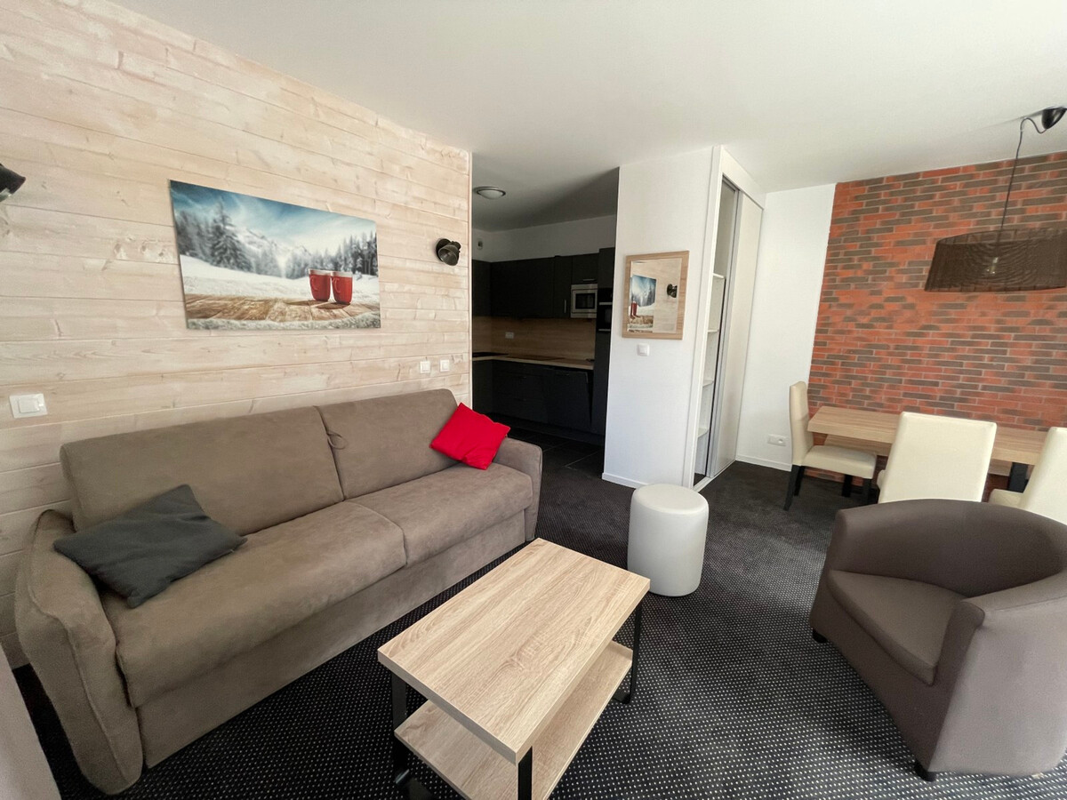 Appartement 6 pers à Gourette, piscine, vue pistes - Photo 1