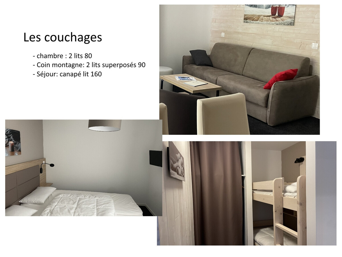 Appartement 6 pers à Gourette, piscine, vue pistes - Photo 5