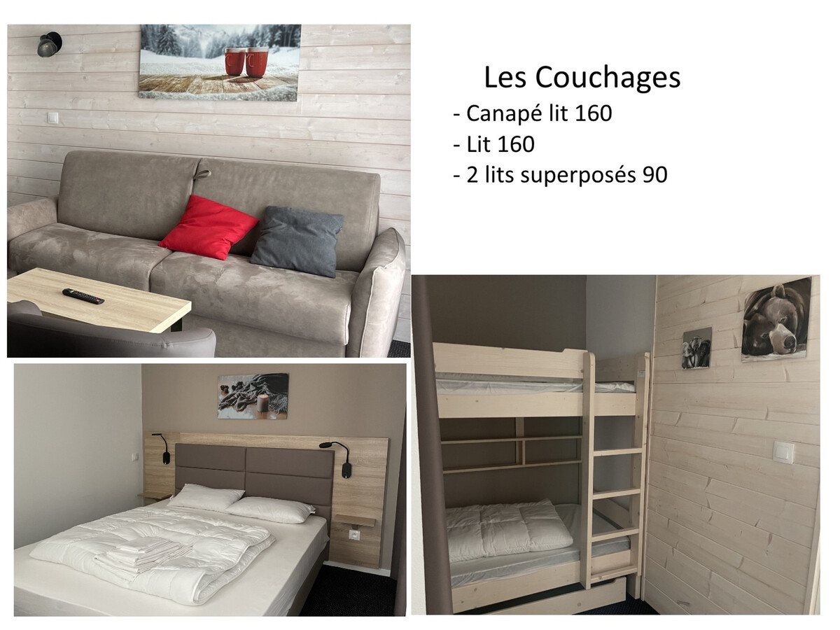 Appartement 6 pers, 57m², piscine, terrasse vue montagne - Photo 9