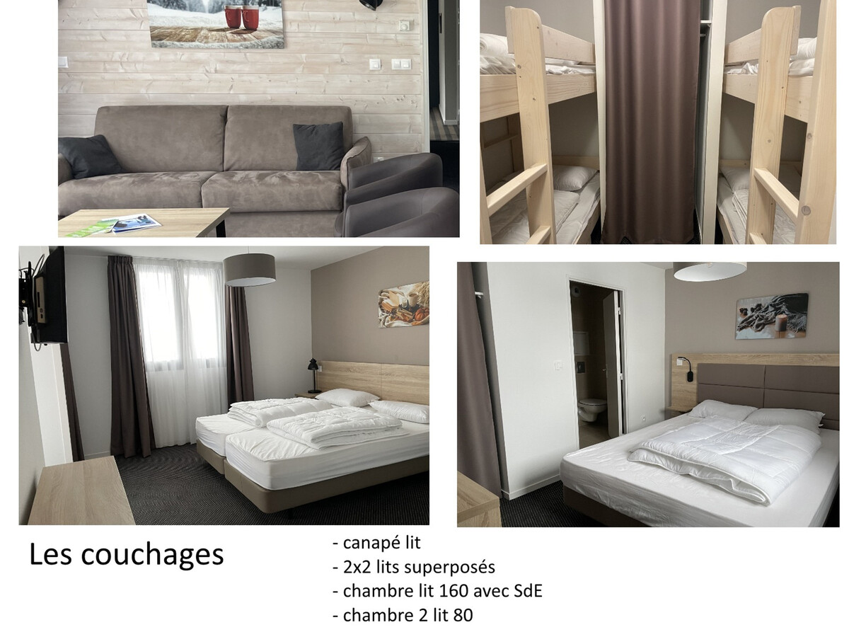 Appartement 3 pièces Gourette, 10 pers, vue pistes - Photo 8