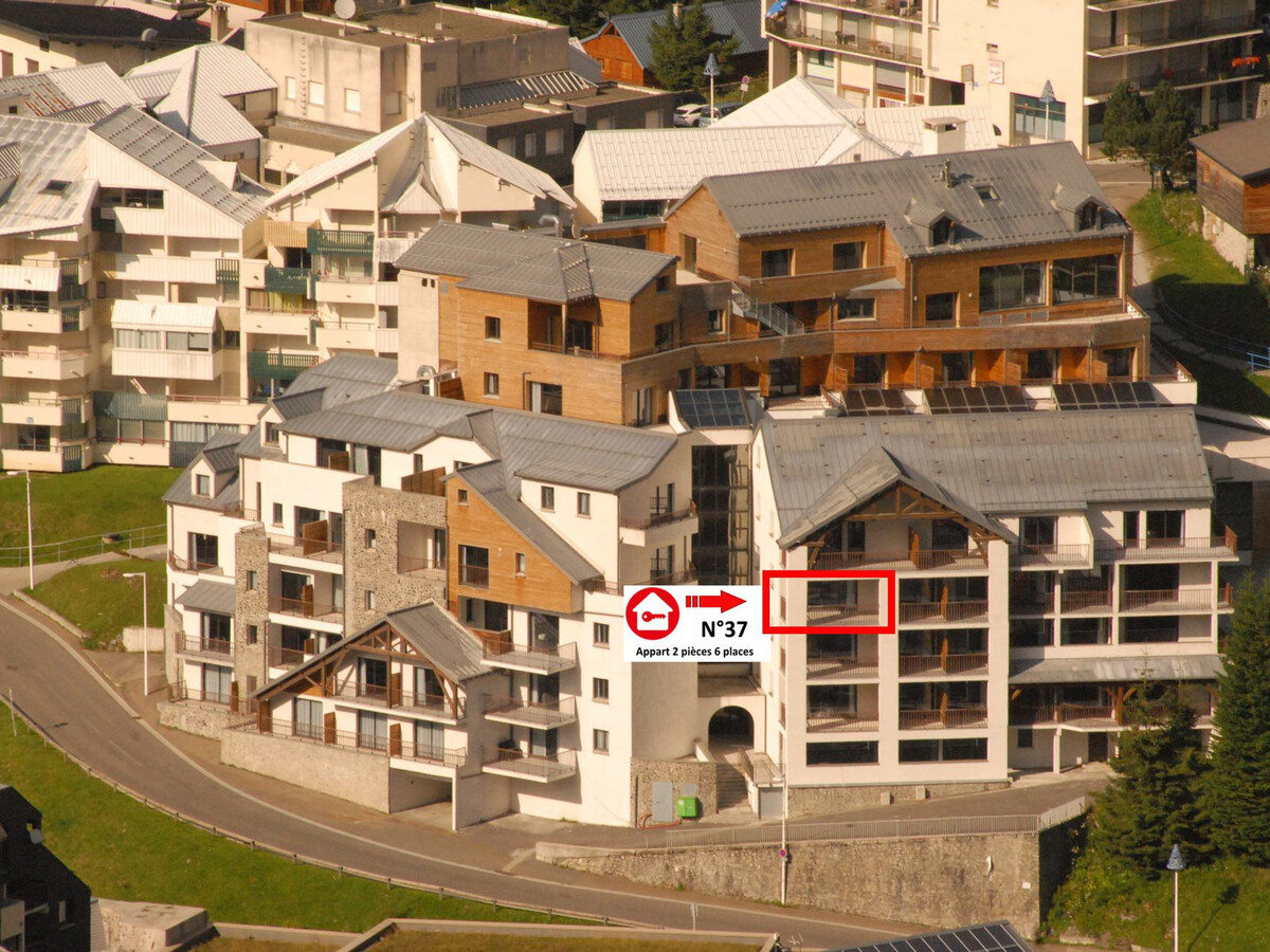 Appartement 6 pers, piscine, vue pistes à Gourette - Photo 4