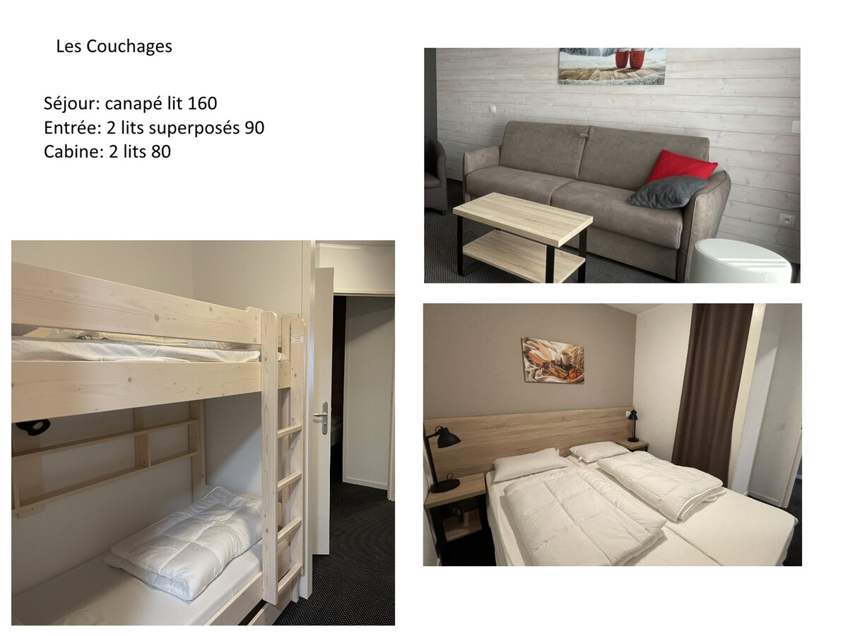 Studio 6 pers Gourette, vue pistes et piscine - Photo 9