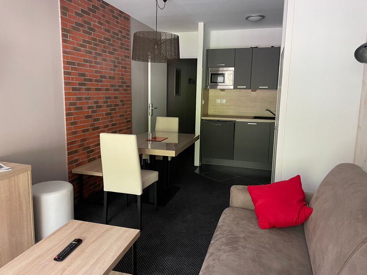 Studio 29 m² Gourette, terrasse vue piste, piscine - Photo 11