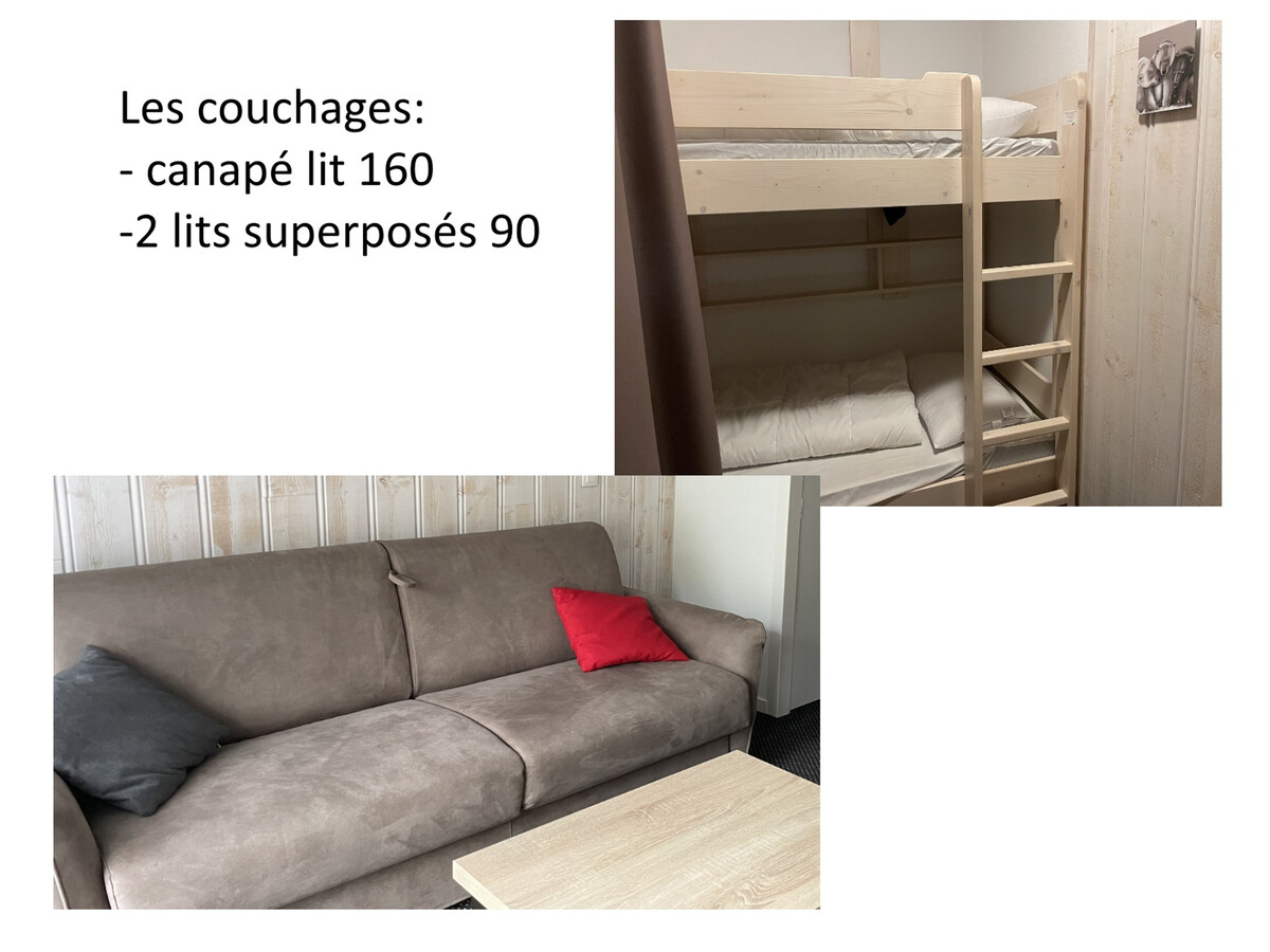 Studio 4 pers. Gourette, piscine et vue montagne - Photo 7