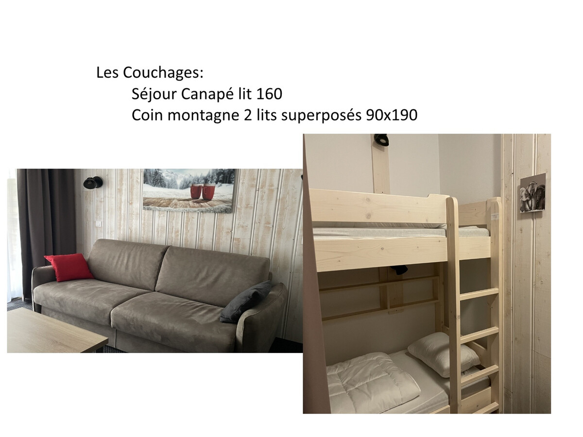 Studio 30m² piscine, vue pistes à Gourette - Photo 7