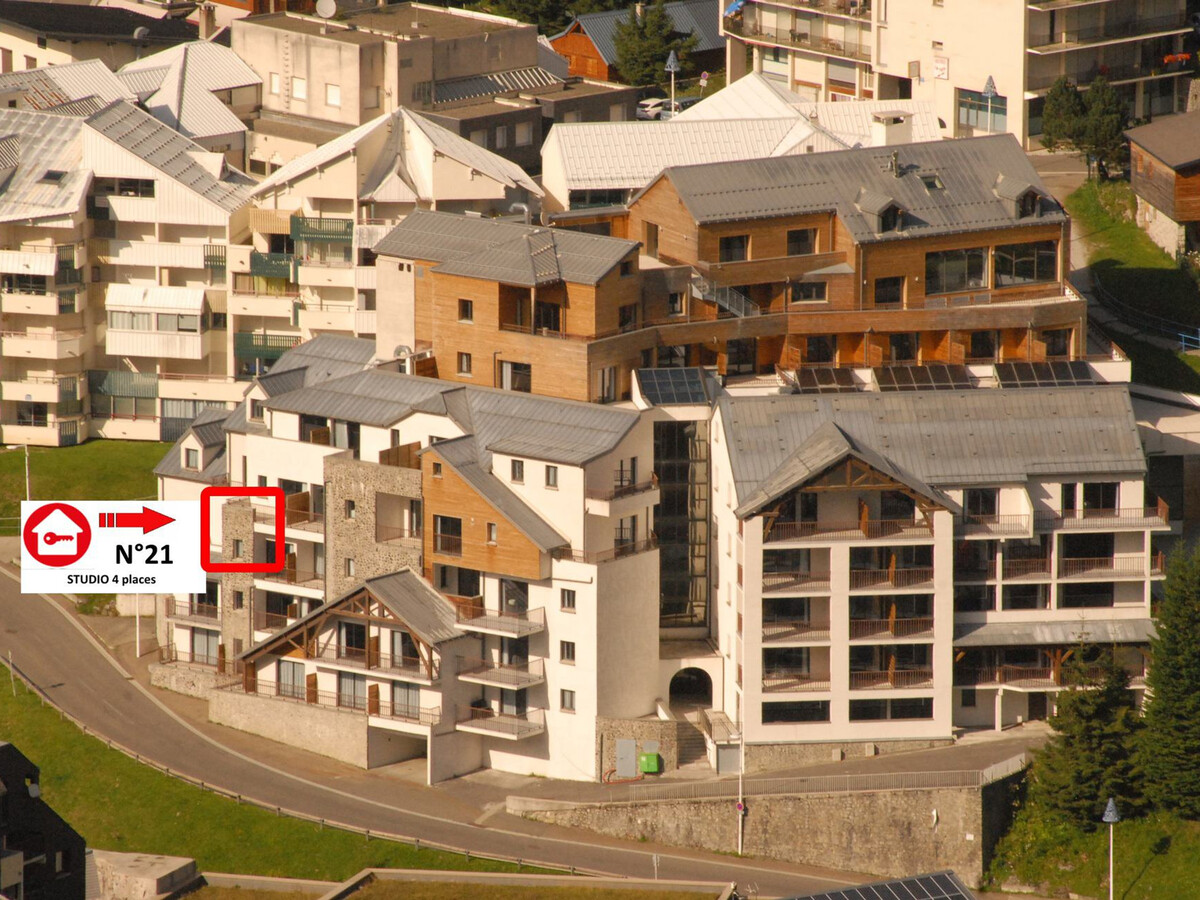 Studio 4 pers Gourette, piscine, terrasse vue montagne - Photo 4