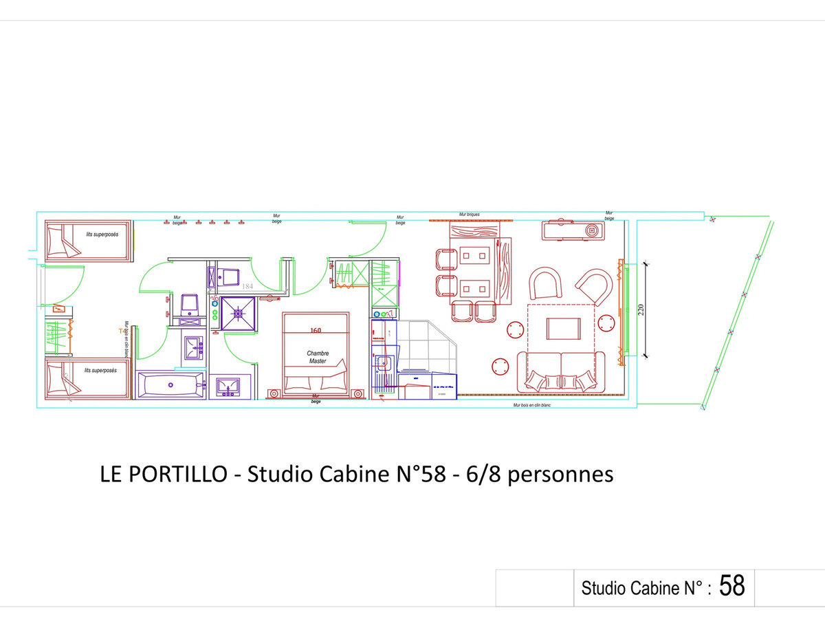 Studio 8 pers Gourette - Piscine, vue pistes, animaux OK - Photo 10