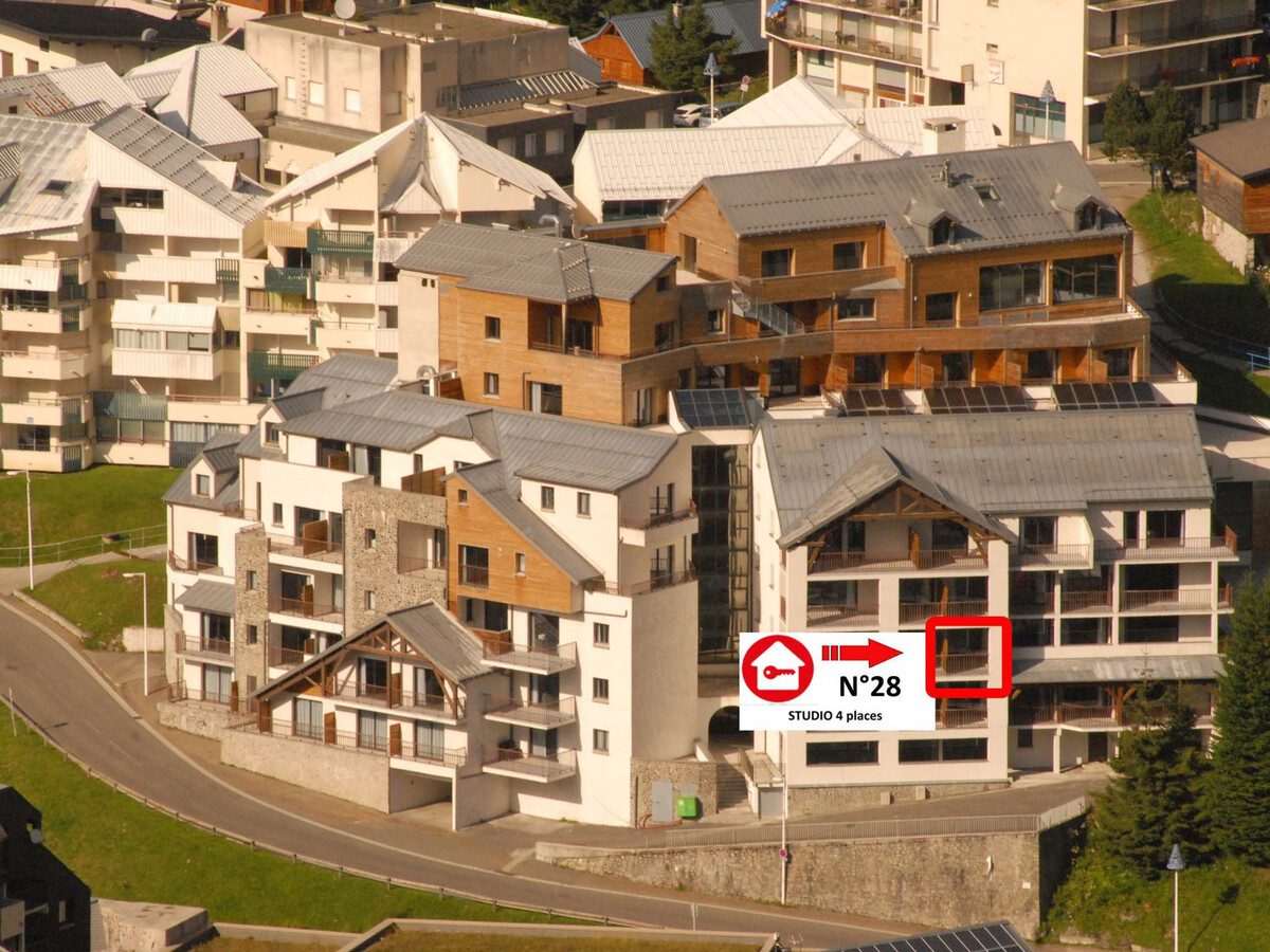 Studio 4 pers avec piscine à Gourette, terrasse Sud-Ouest - Photo 4