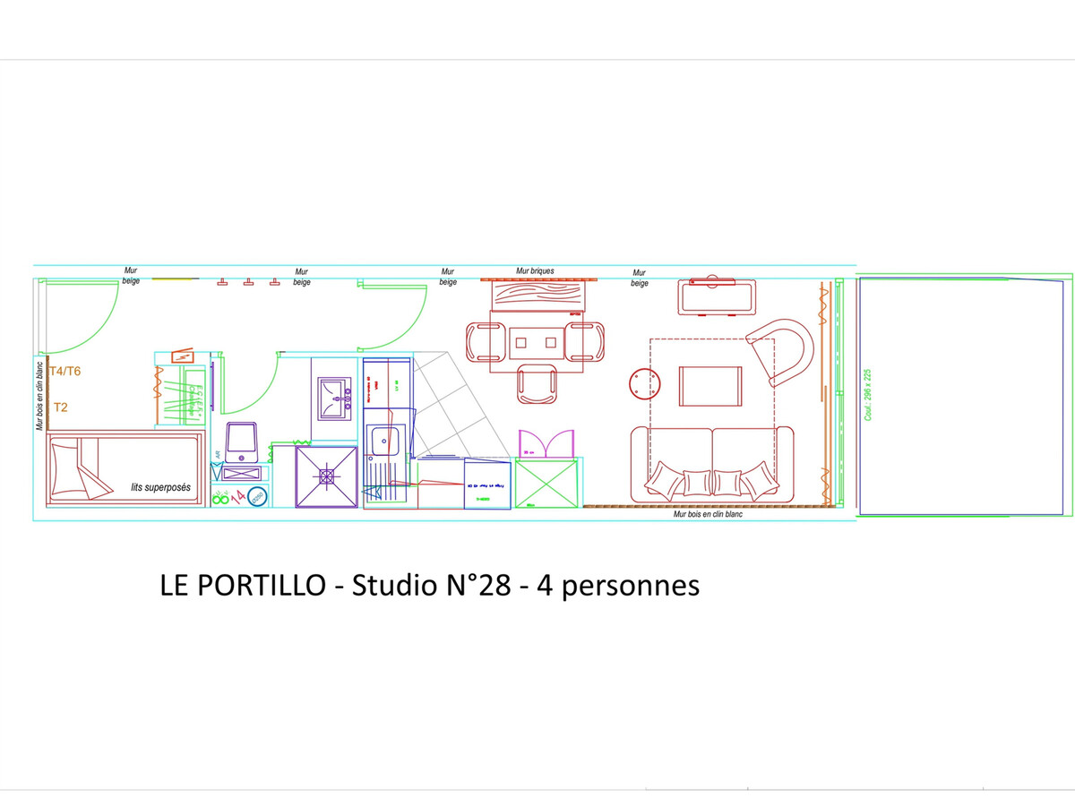 Studio 4 pers avec piscine à Gourette, terrasse Sud-Ouest - Photo 11