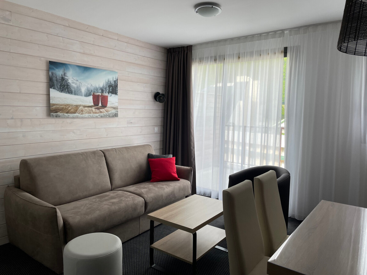 Studio 4 pers. Gourette avec piscine et vue pistes - Photo 2