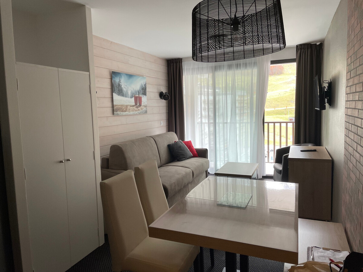 Studio 4 pers avec terrasse et vue pistes à Gourette - Photo 1