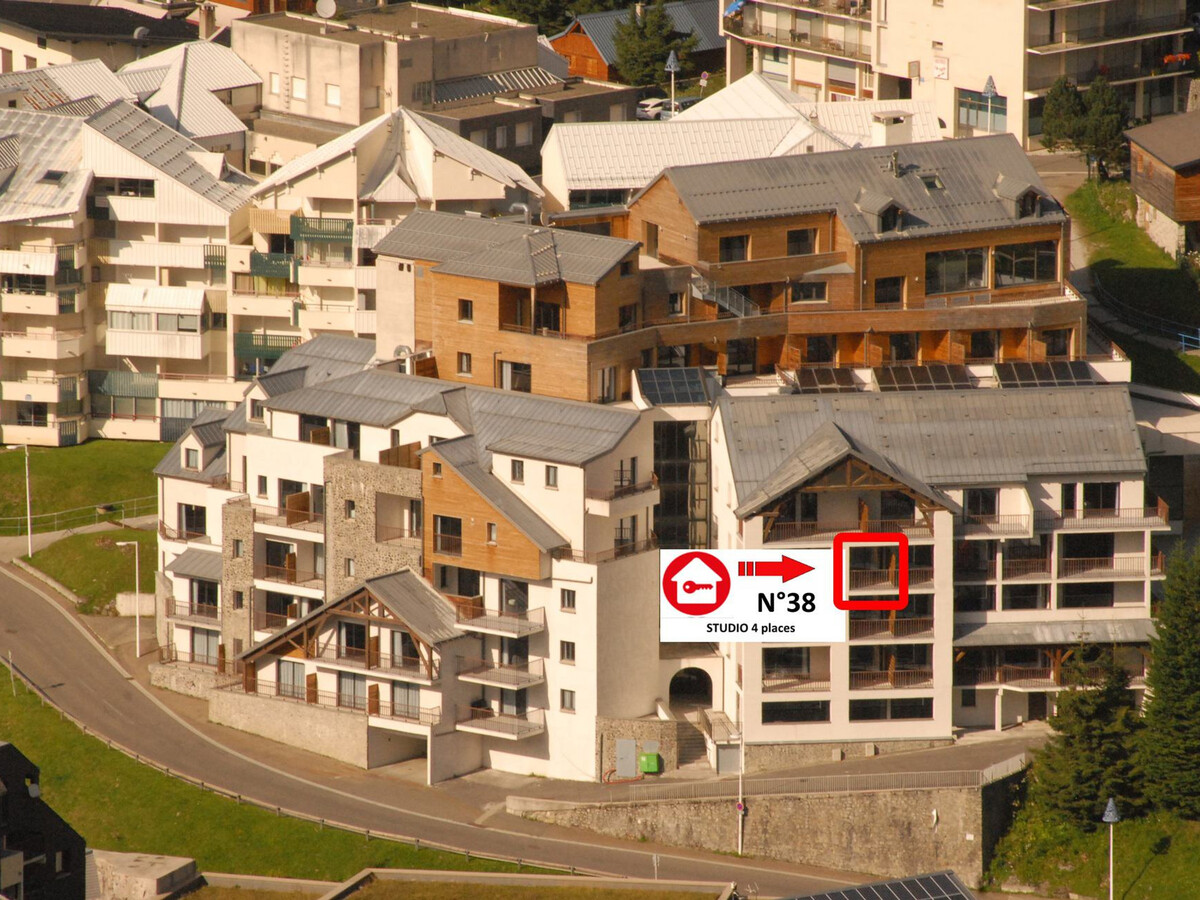 Studio 4 pers avec terrasse et vue pistes à Gourette - Photo 4