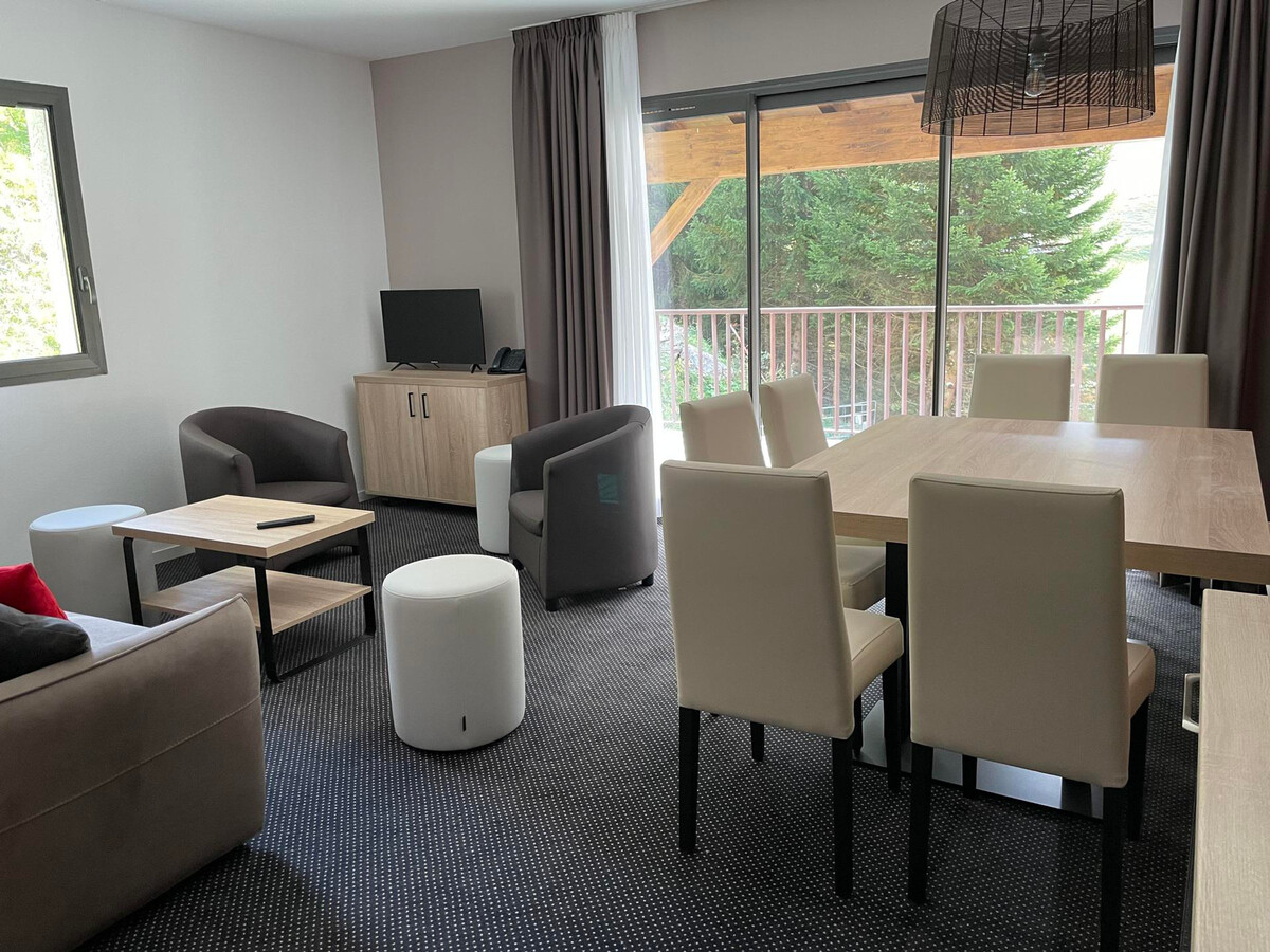 Appartement 8 pers à Gourette avec piscine et vue pistes - Photo 2
