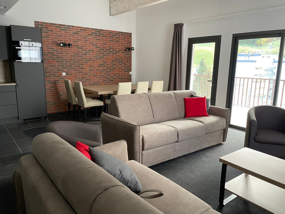 Duplex 10 pers, piscine à Gourette, vue pistes - Photo 2