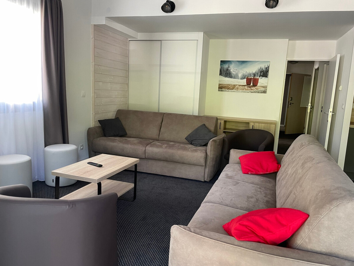 Duplex 10 pers, piscine à Gourette, vue pistes - Photo 3