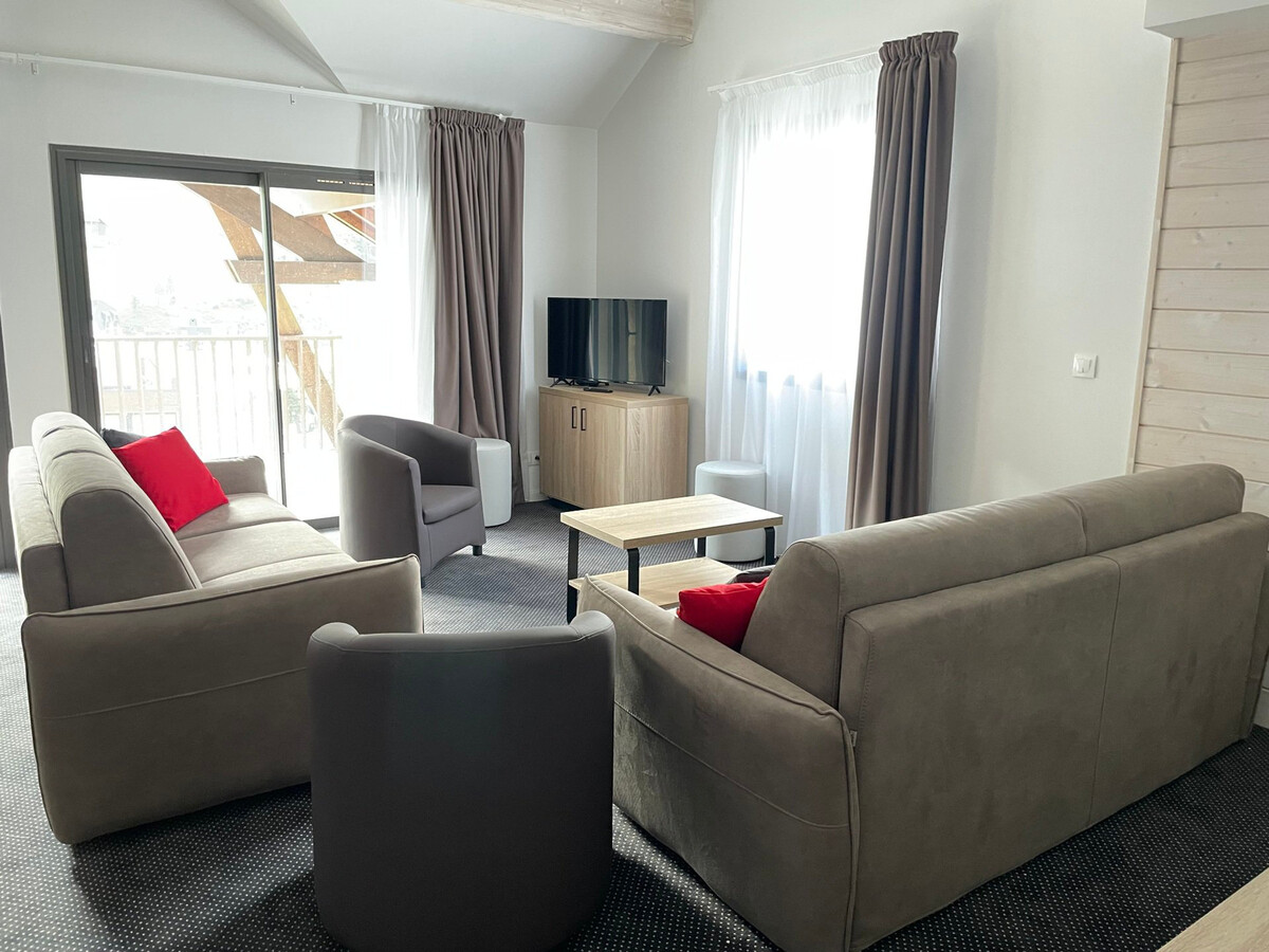 Duplex 10 pers, piscine à Gourette, vue pistes - Photo 11