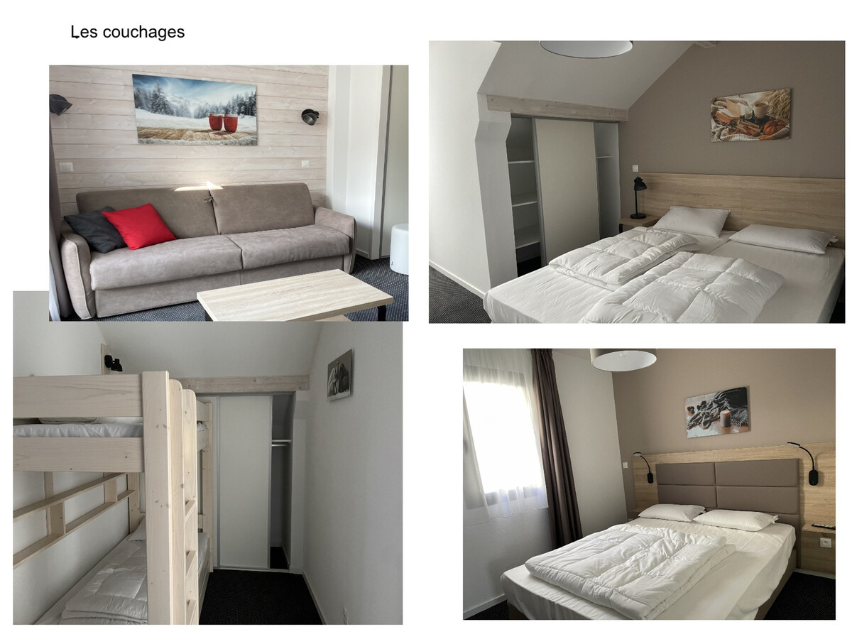 Appartement 8 pers à Gourette, vue montagne avec piscine - Photo 7