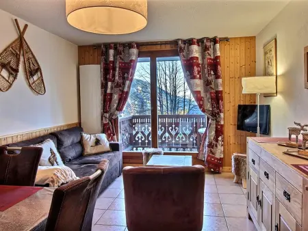 Location appartement à Les Carroz d'Arâches, Appartement 2 chambres, pied de piste, parking, 6 personnes