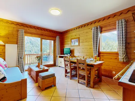 Location appartement à Champagny en Vanoise, Appartement confortable 3* avec accès spa, 6 personnes, Champagny