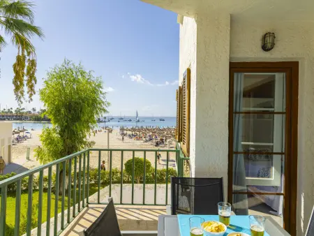 Location appartement à Port d'Alcúdia, Appartement front de mer avec piscine à Port dAlcúdia, 2 chambres