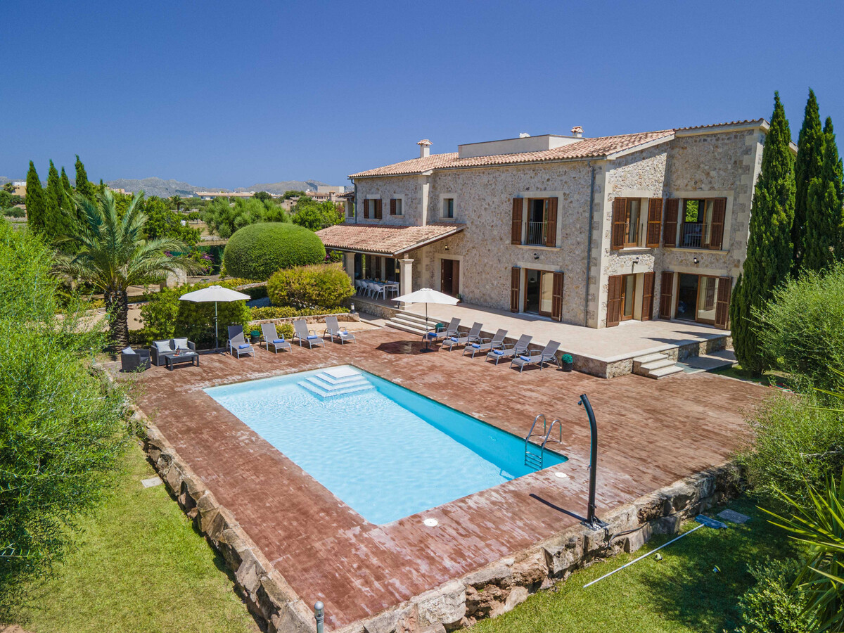 Villa 4 chambres Alcudia : piscine 10×5 m, jardin - Photo 11