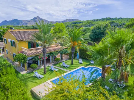 Location villa à Alcúdia, Villa spacieuse à Alcudia avec piscine privée et WiFi