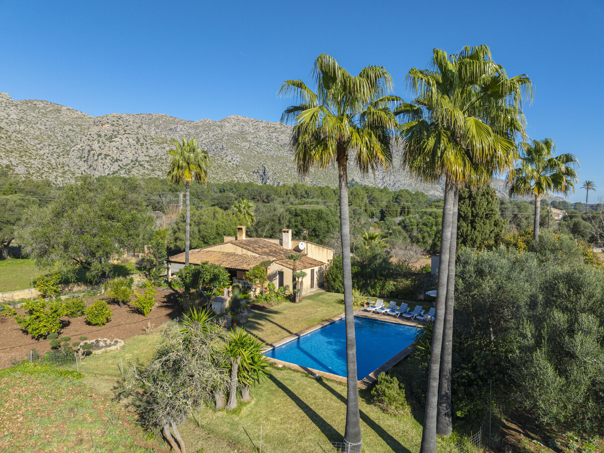 Villa 3 chambres Pollença : piscine privée, 119 m², vue montagne - Photo 1