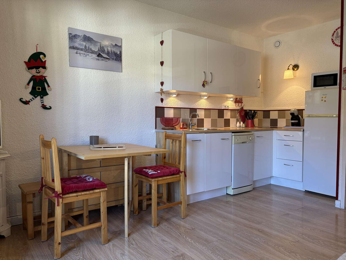 Studio skis aux pieds aux Orres, vue pistes, 5 pers. - Photo 2