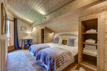 Chalet Sanaz, jacuzzi avec vue Mont Blanc : photo 3