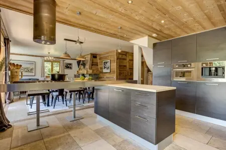 Chalet Sanaz, jacuzzi avec vue Mont Blanc : photo 4