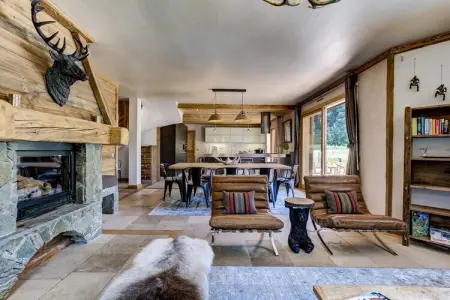 Chalet Sanaz, jacuzzi avec vue Mont Blanc : photo 9