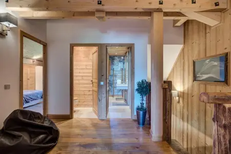 Chalet Sanaz, jacuzzi avec vue Mont Blanc : photo 13
