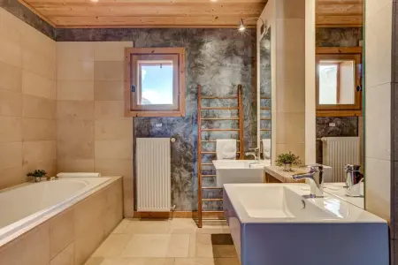 Chalet Sanaz, jacuzzi avec vue Mont Blanc : photo 22