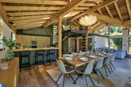Chalet Black Stone, 10 pers., piscine et sauna : photo 4