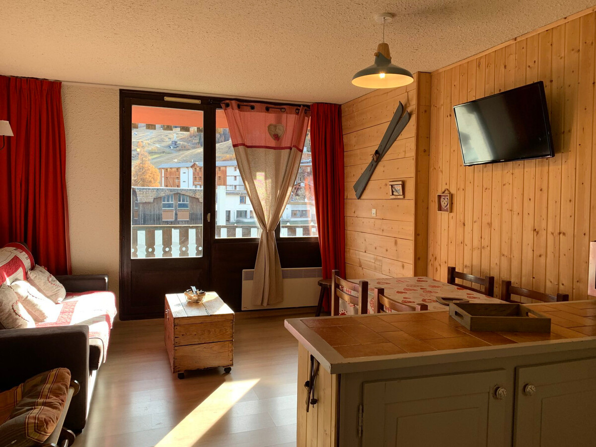 Studio 27m² balcon sud, vue pistes à Pra-Loup - Photo 1
