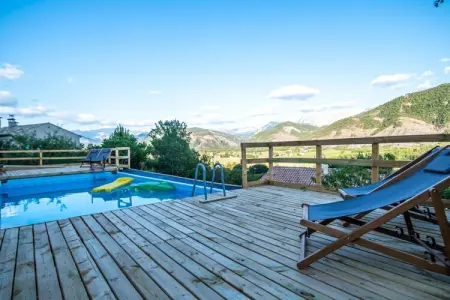 Maison bioclimatique Marcoux, vue vallée Durance : photo 9