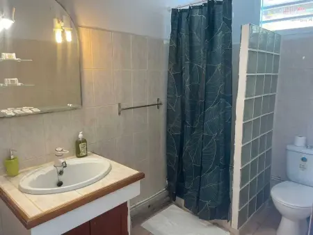 Appartement vue mer, piscine partagée et climatisation à Deshaies : photo 7