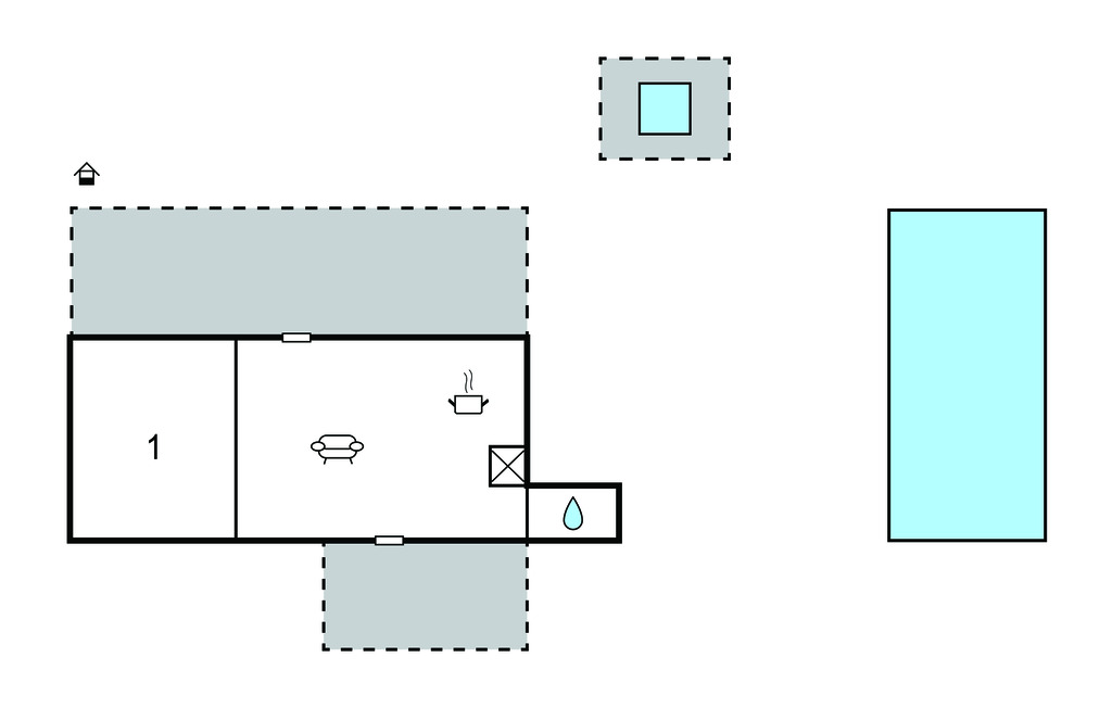 Maison des Cigales, 1 chambre avec piscine - Photo 15